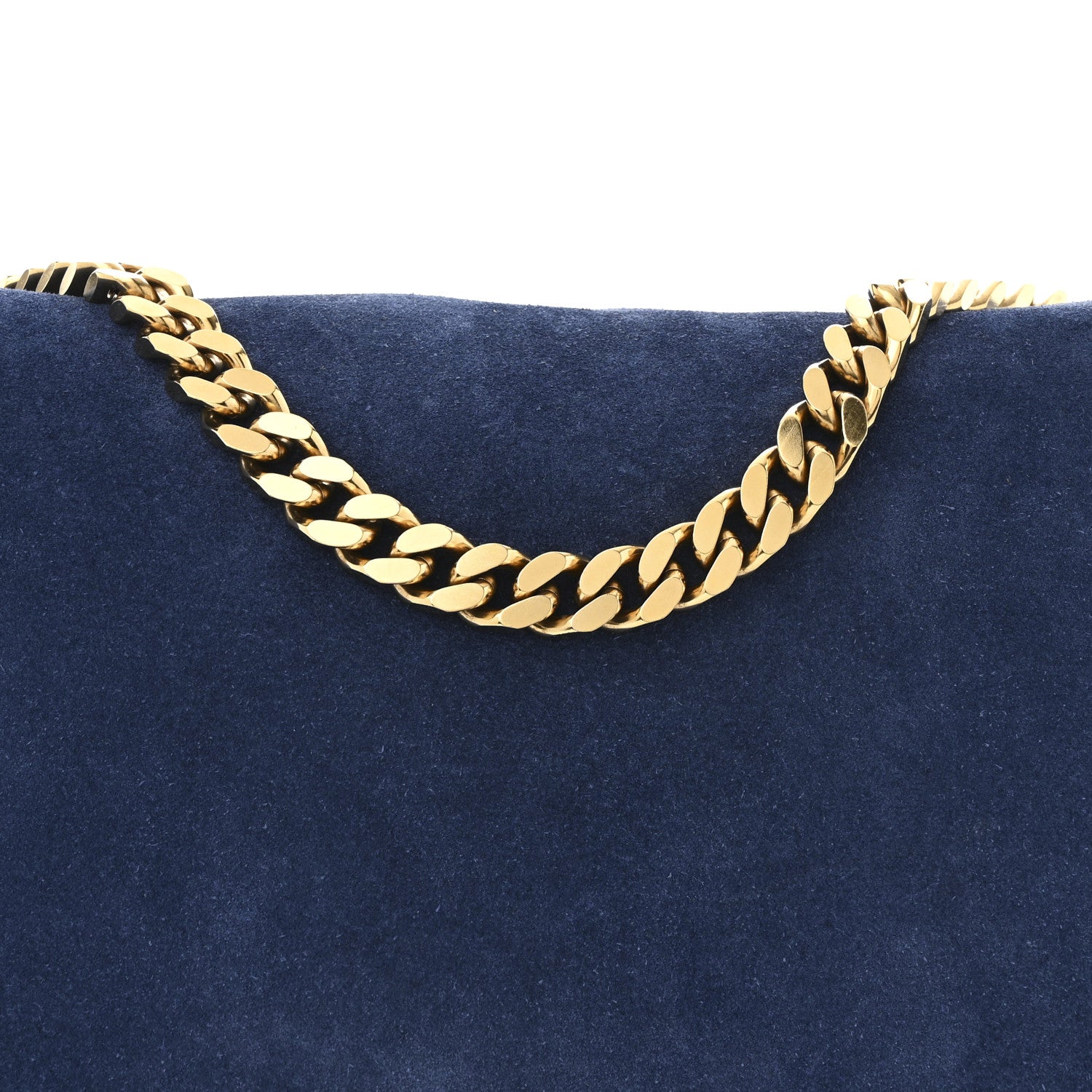 Celine Suede Medium Gourmette Ocean Blue 7 of 11