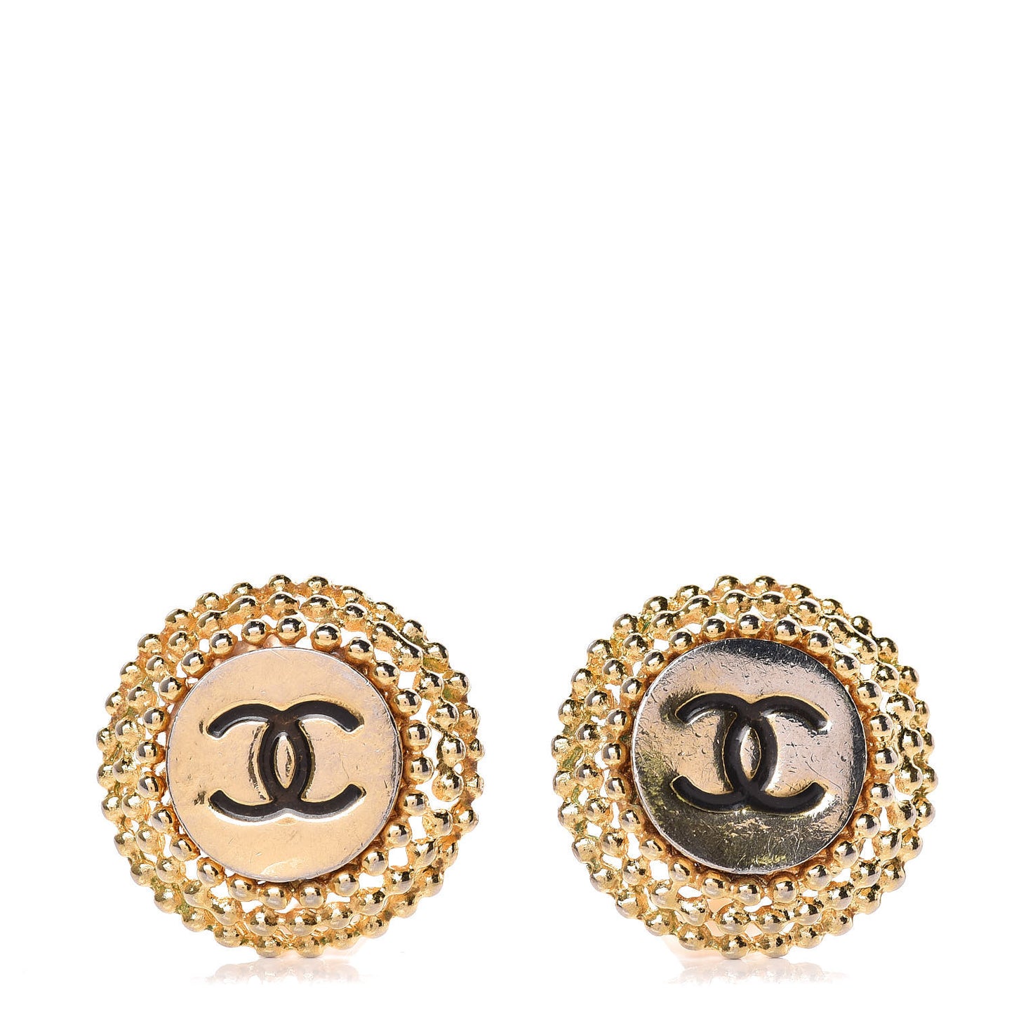 CC Clip On Earrings Gold