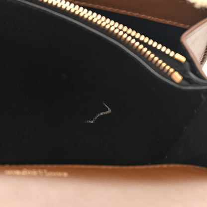Saint Laurent Nubuck Shearling Quilted Mini Gaby Satchel Natural Tan 12 of 17