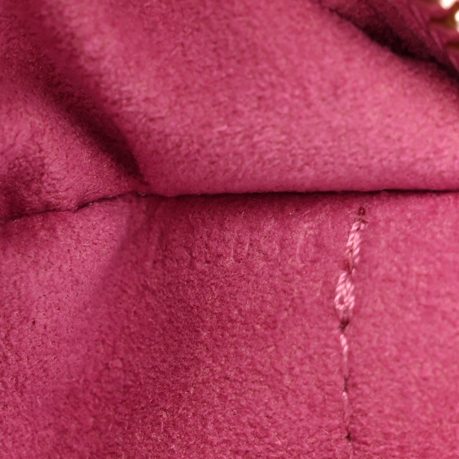 Louis Vuitton Denim Baggy PM Fuchsia 7 of 12