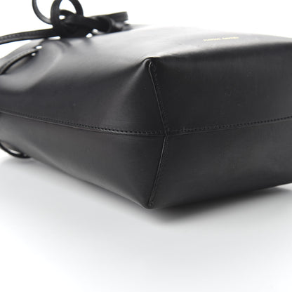 Mansur Gavriel Vegetable Tanned Calfskin Mini Mini Bucket Bag Black Flamma 6 of 10