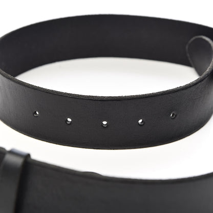 Gucci Faded Calfskin Snake Double G 40mm Belt 85 34 Black 5 of 6