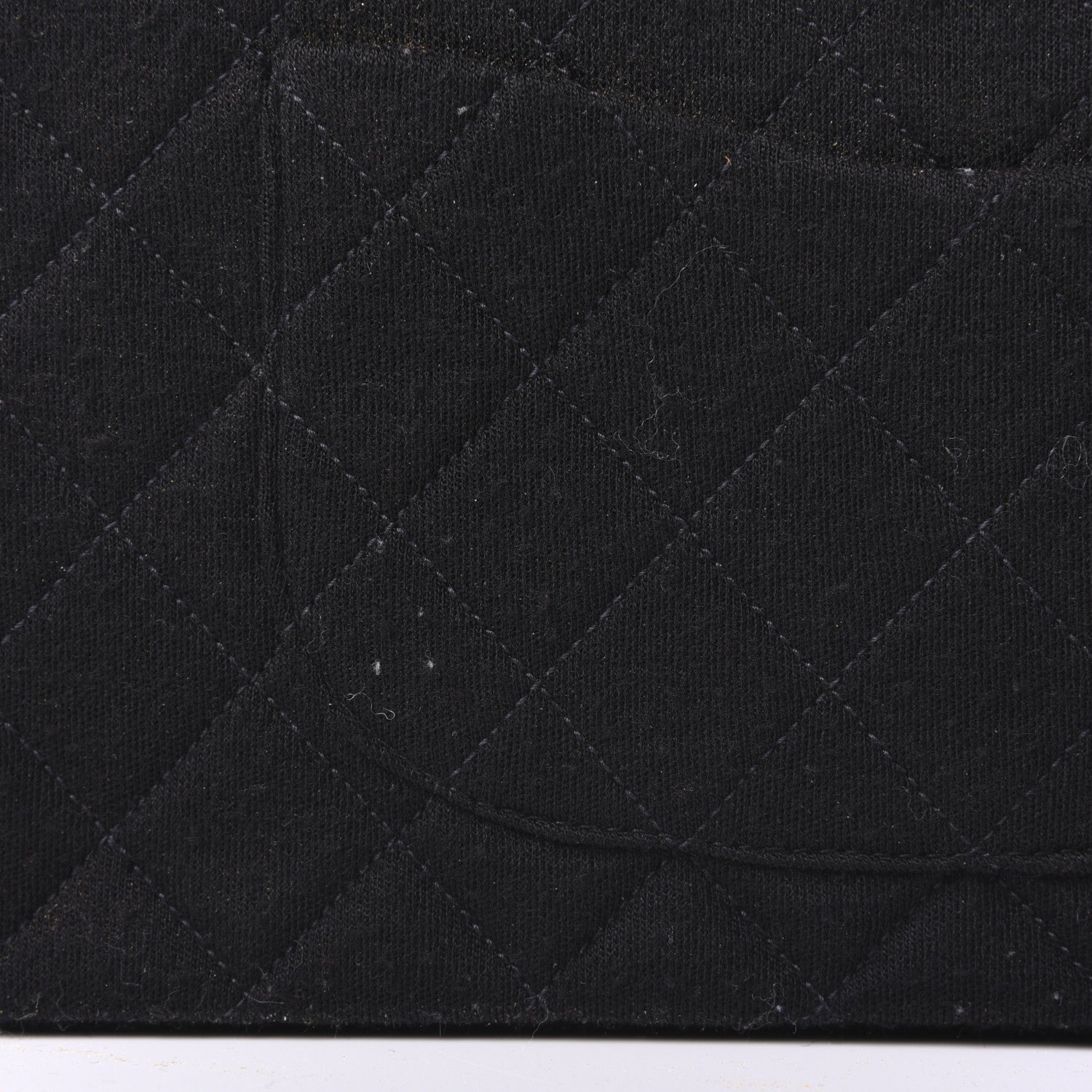 Chanel Jersey Quilted Medium Double Flap Black 17 of 19