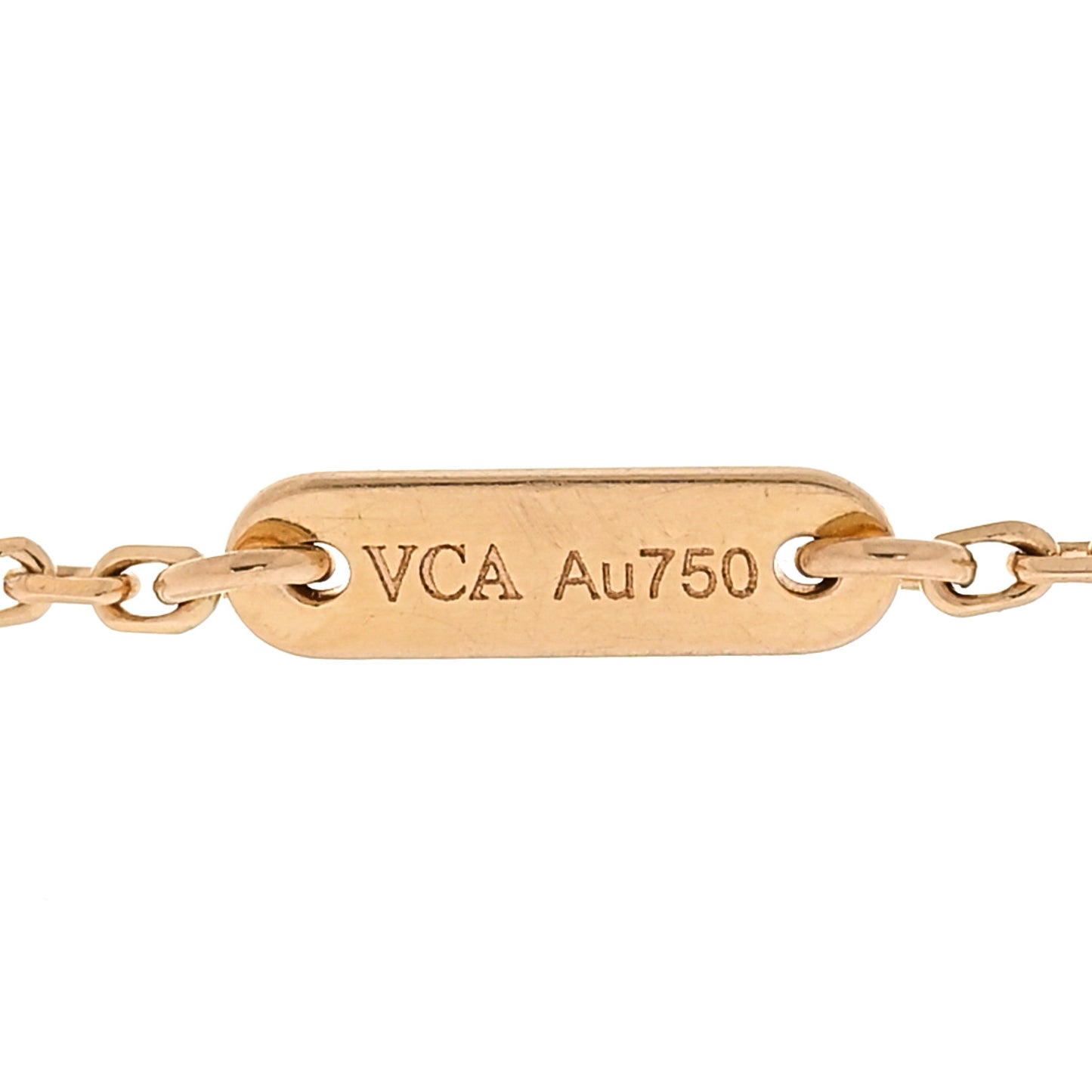 18K Yellow Gold Mother of Pearl Sweet Alhambra Butterfly Bracelet