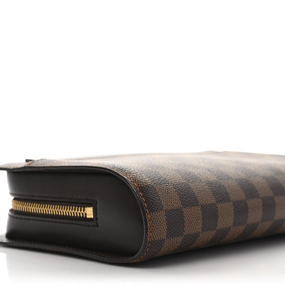 Louis Vuitton Damier Ebene Pochette Saint Louis Clutch 7 of 8