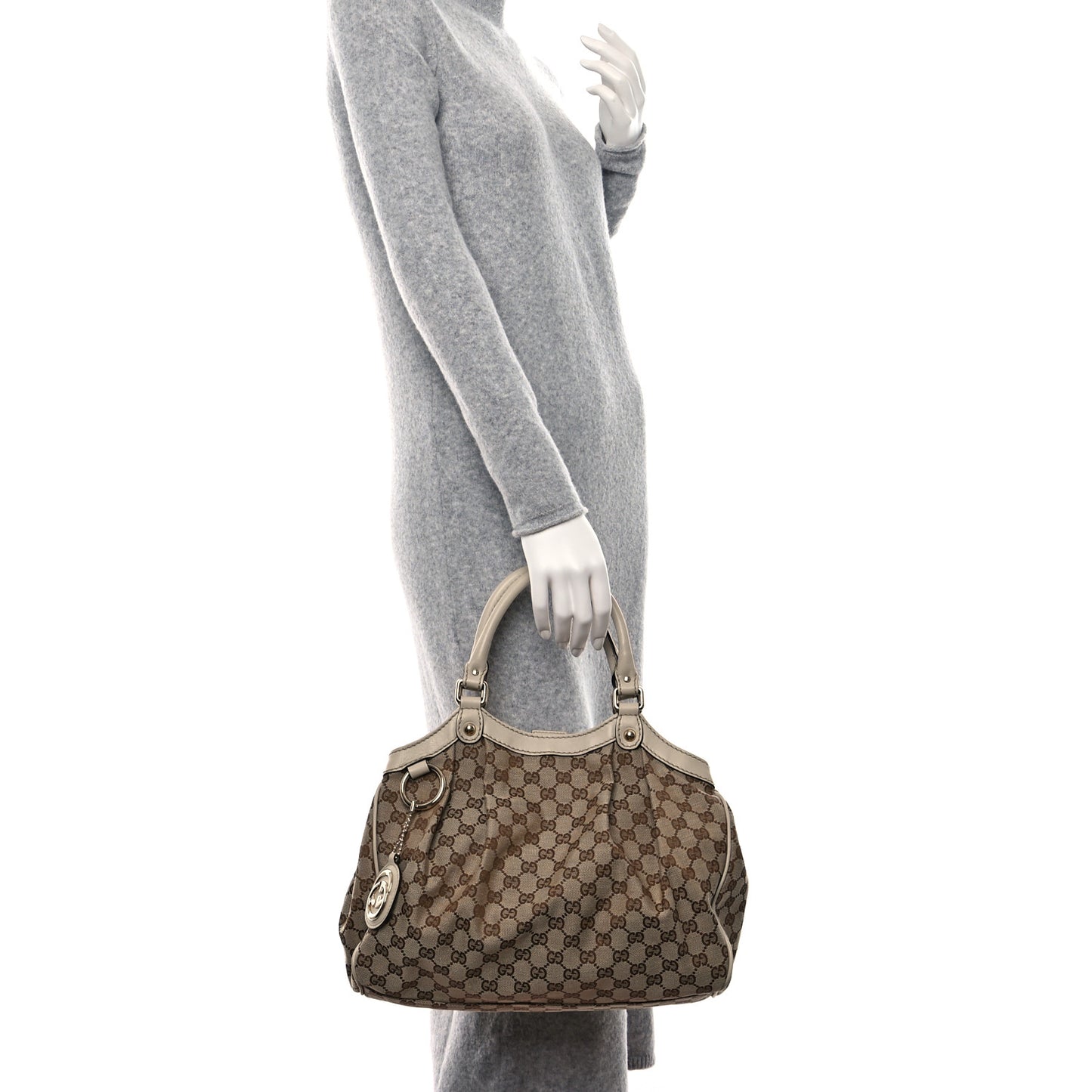 Monogram Medium Sukey Tote Off White