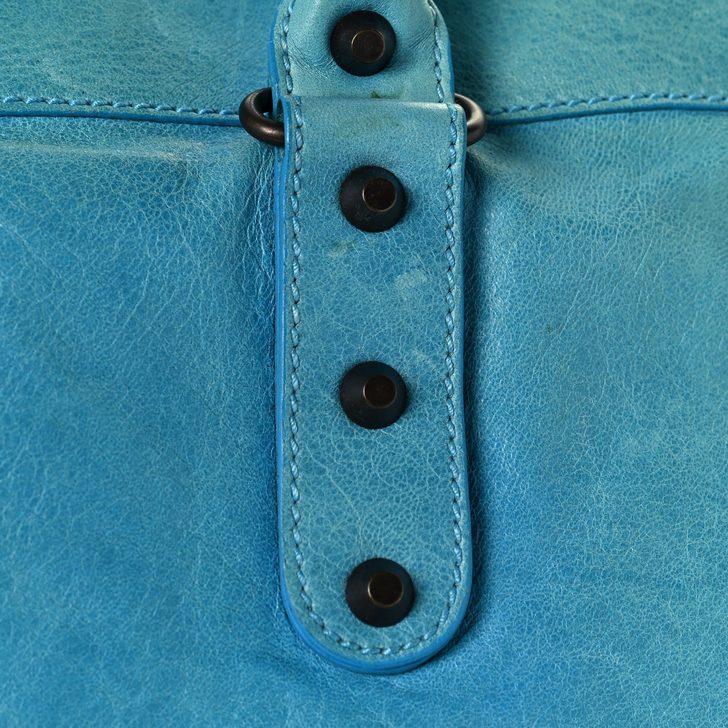 Balenciaga Agneau Classic Hardware Weekender Sky Blue 20 of 24