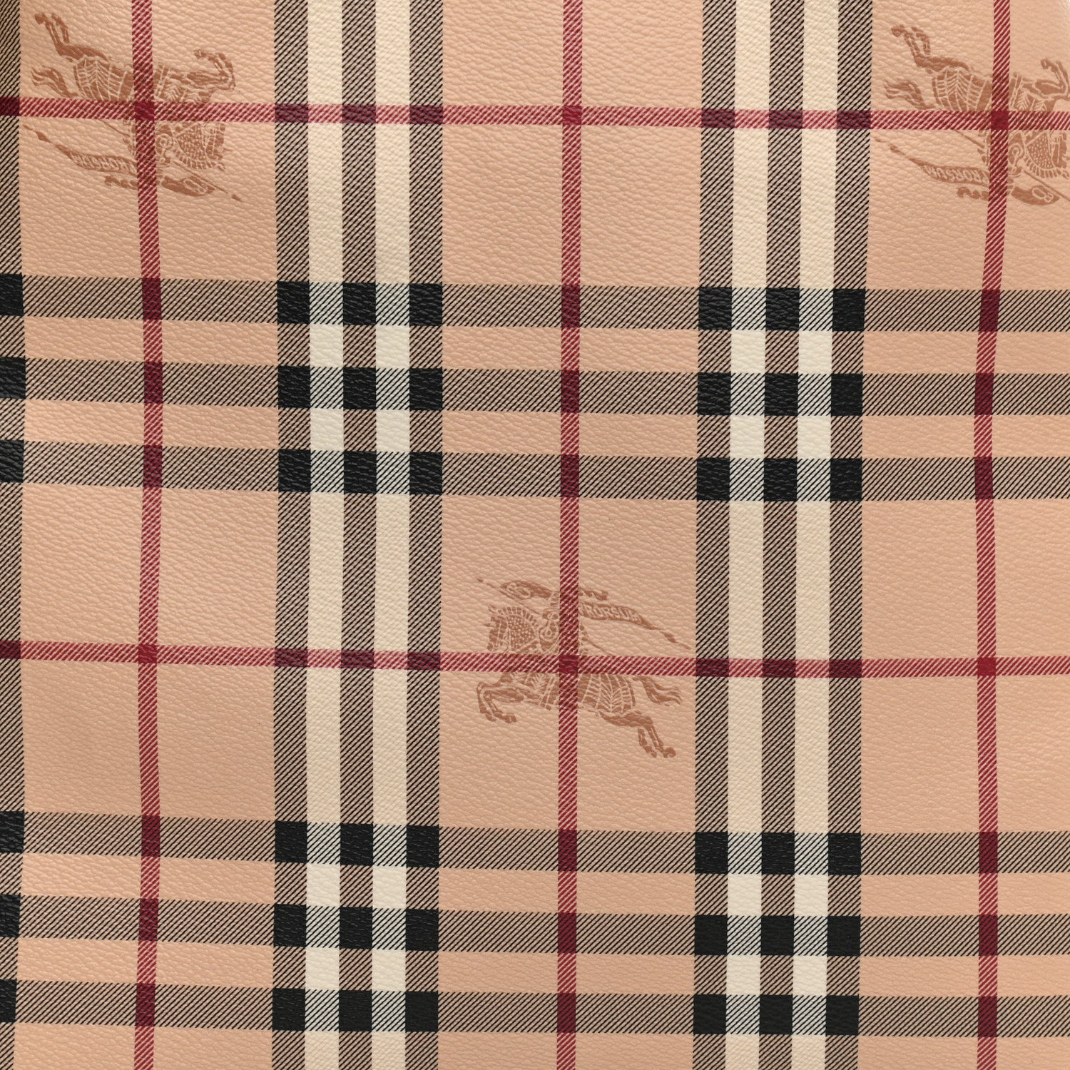Burberry Haymarket Check Small Canterbury Tote Chocolate 8 of 12