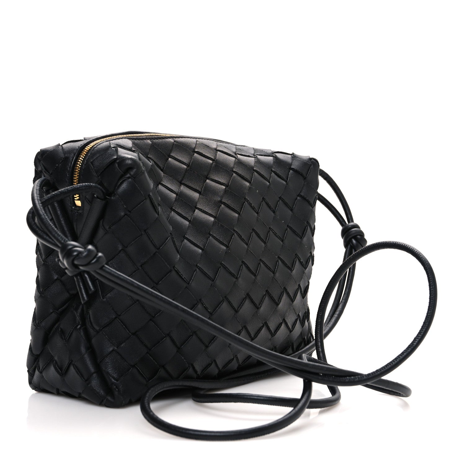 Bottega Veneta Nappa Intrecciato Small Loop Camera Bag Black 3 of 9