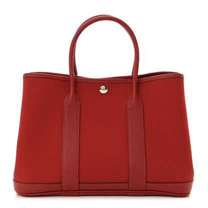 Hermes Negonda Garden Party 30 MM Rouge Casaque 1 of 12