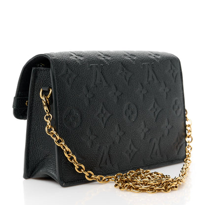 Louis Vuitton Empreinte Vavin Chain Wallet Black 3 of 11