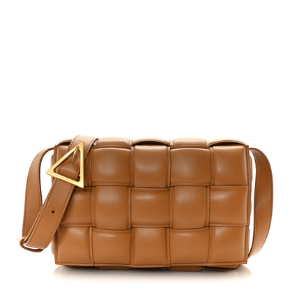 Bottega Veneta Nappa Maxi Intreccio Padded Cassette Crossbody Bag Caramel 1 of 12