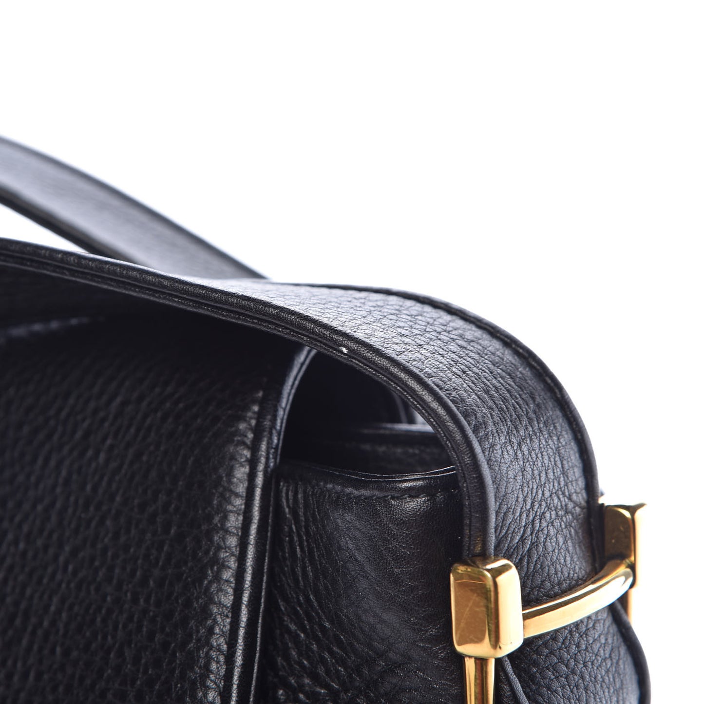 Cellarius Calfskin Medium 1973 Shoulder Bag Black
