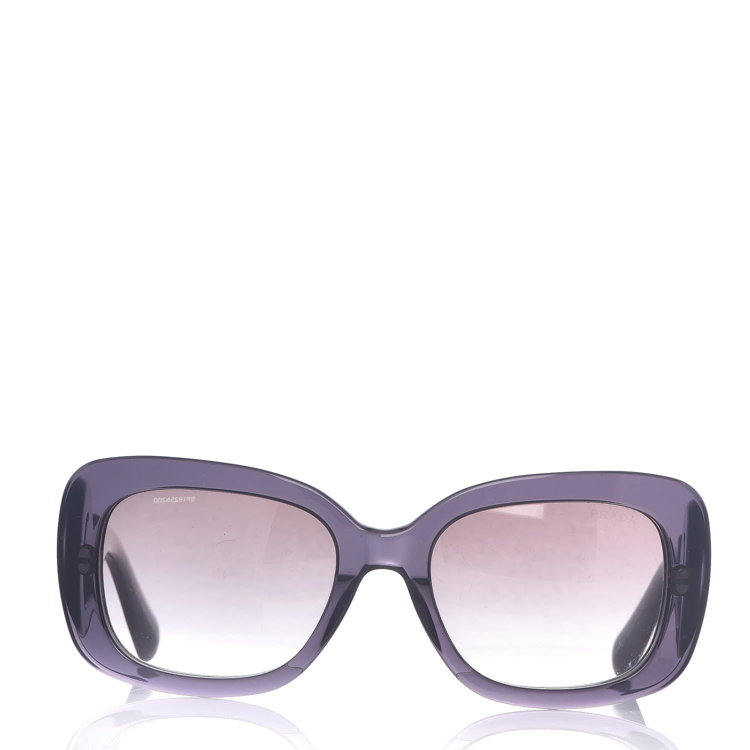 Prada Acetate Baroque Sunglasses SPR 27O Grey 2 of 7