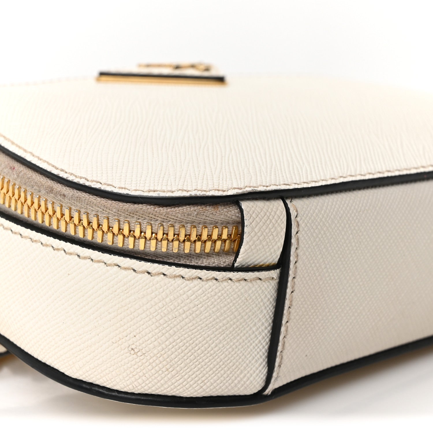 Prada Saffiano Lux Odette Belt Bag White 8 of 13