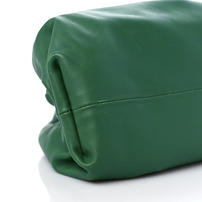 Bottega Veneta Smooth Butter Calf The Pouch Oversized Clutch Racing Green 8 of 11