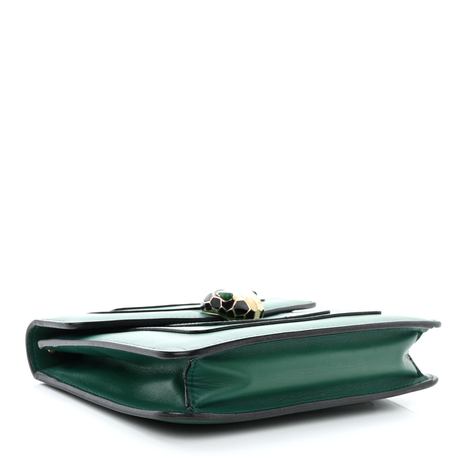 Bulgari Calfskin Serpenti Forever Crossbody Bag Emerald Green 5 of 15