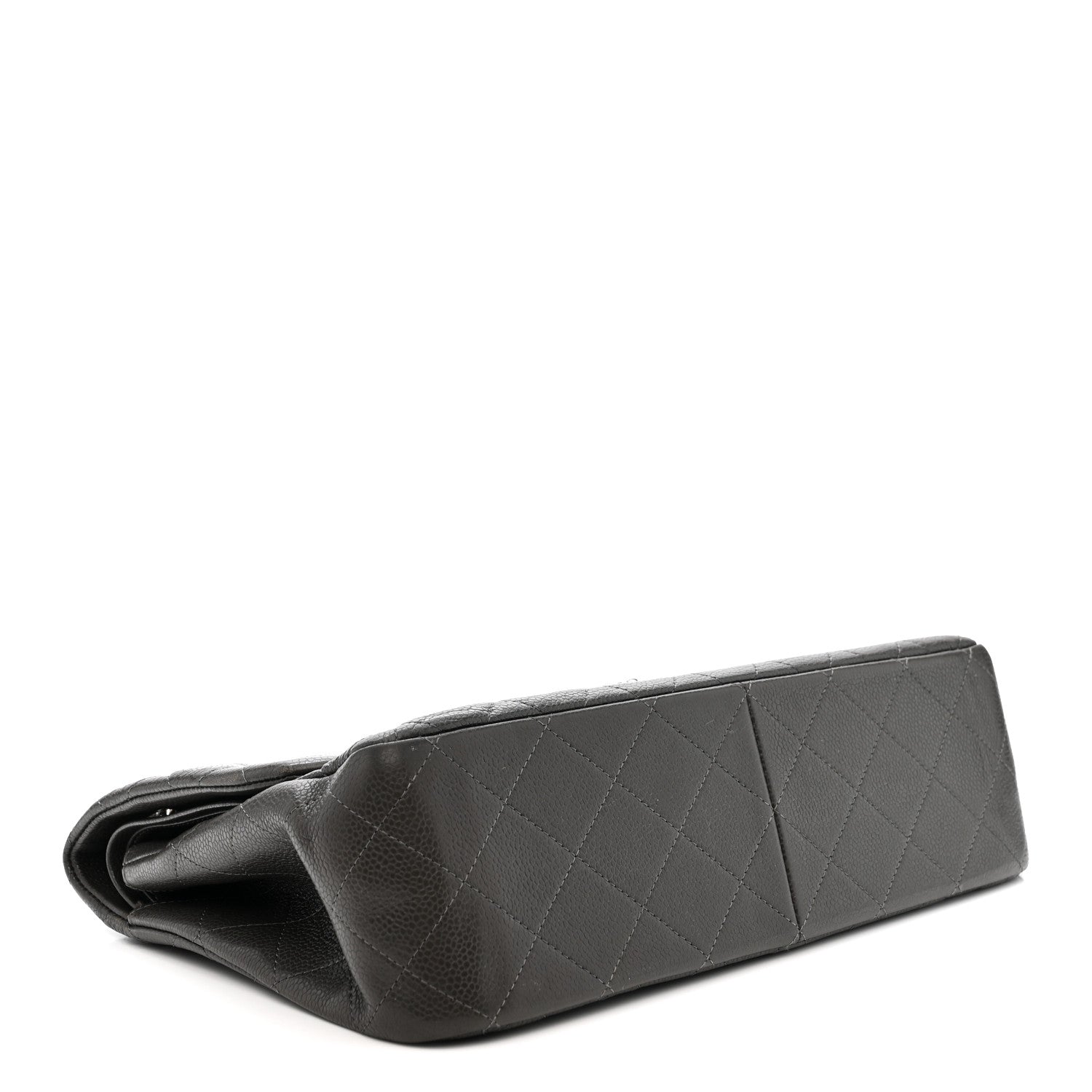 Chanel Caviar Quilted Jumbo Double Flap Grey 4 of 15