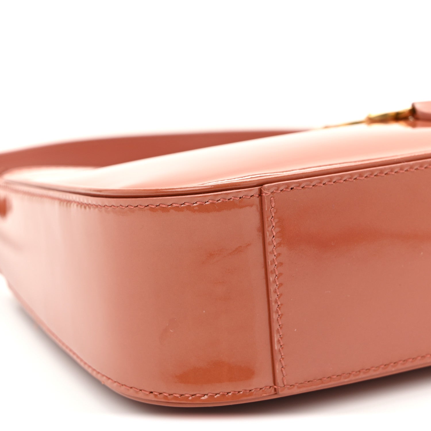 Saint Laurent Patent Le 5 A 7 Hobo Mild Rose 9 of 10