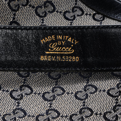 Gucci Monogram Blondie Shoulder Bag Navy 7 of 7