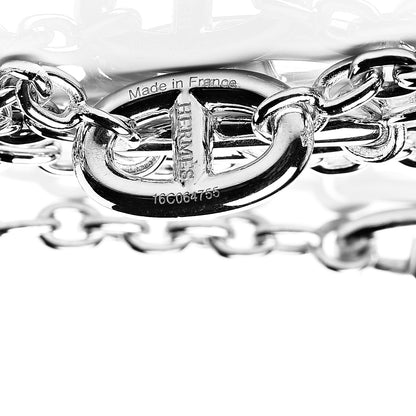 Hermes Sterling Silver Farandole Necklace 120 4 of 5