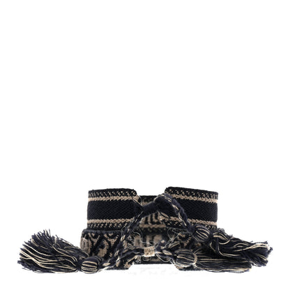 Christian Dior Woven Cotton J'Adior Friendship Bracelet Set Navy 3 of 6
