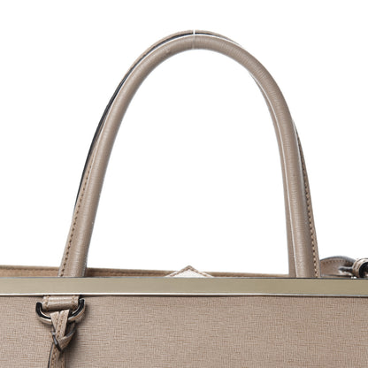 Fendi Vitello Elite Regular 2Jours Tote Tortora 16 of 16