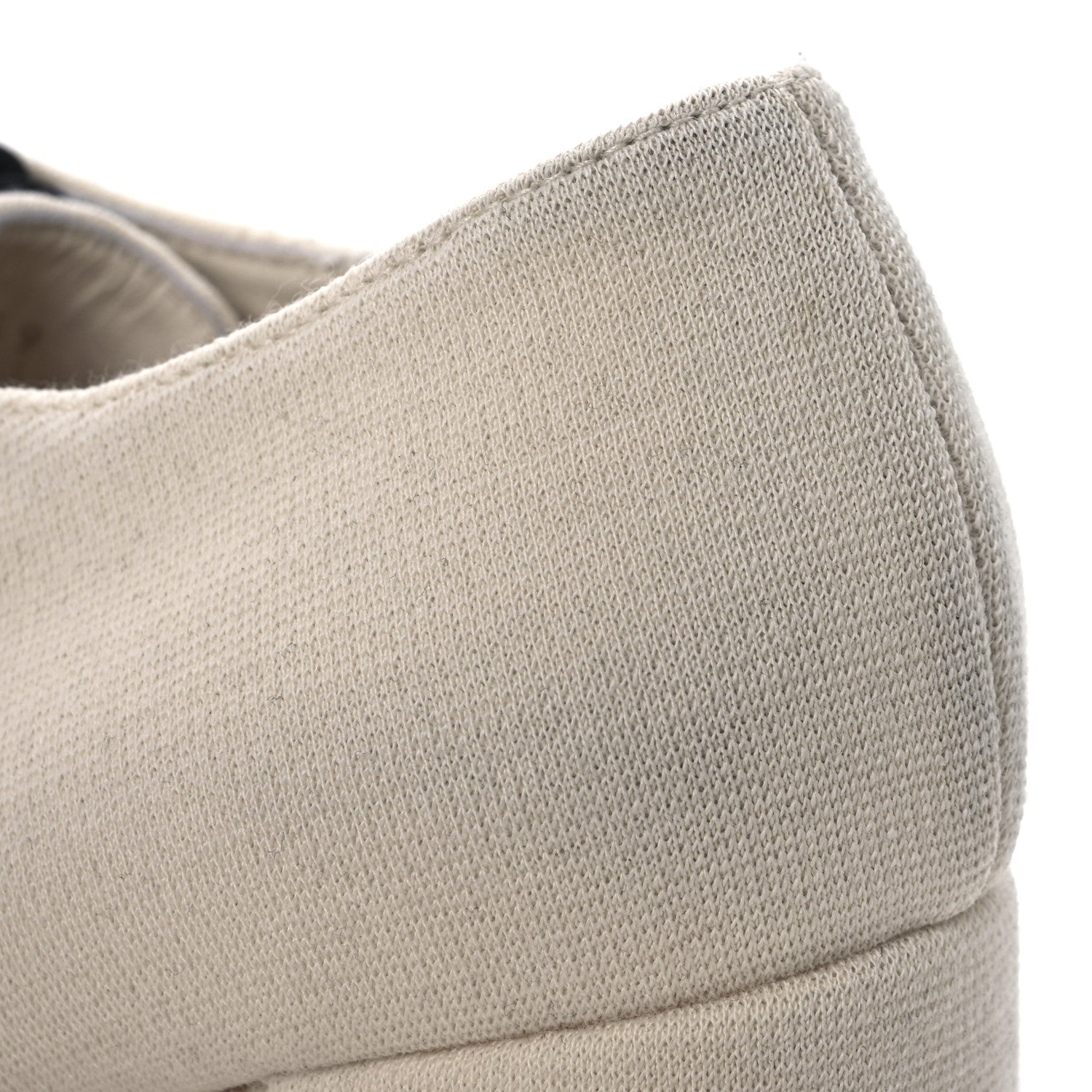 Chanel Canvas Lace Up Oxford Pumps 38 White Black 13 of 13