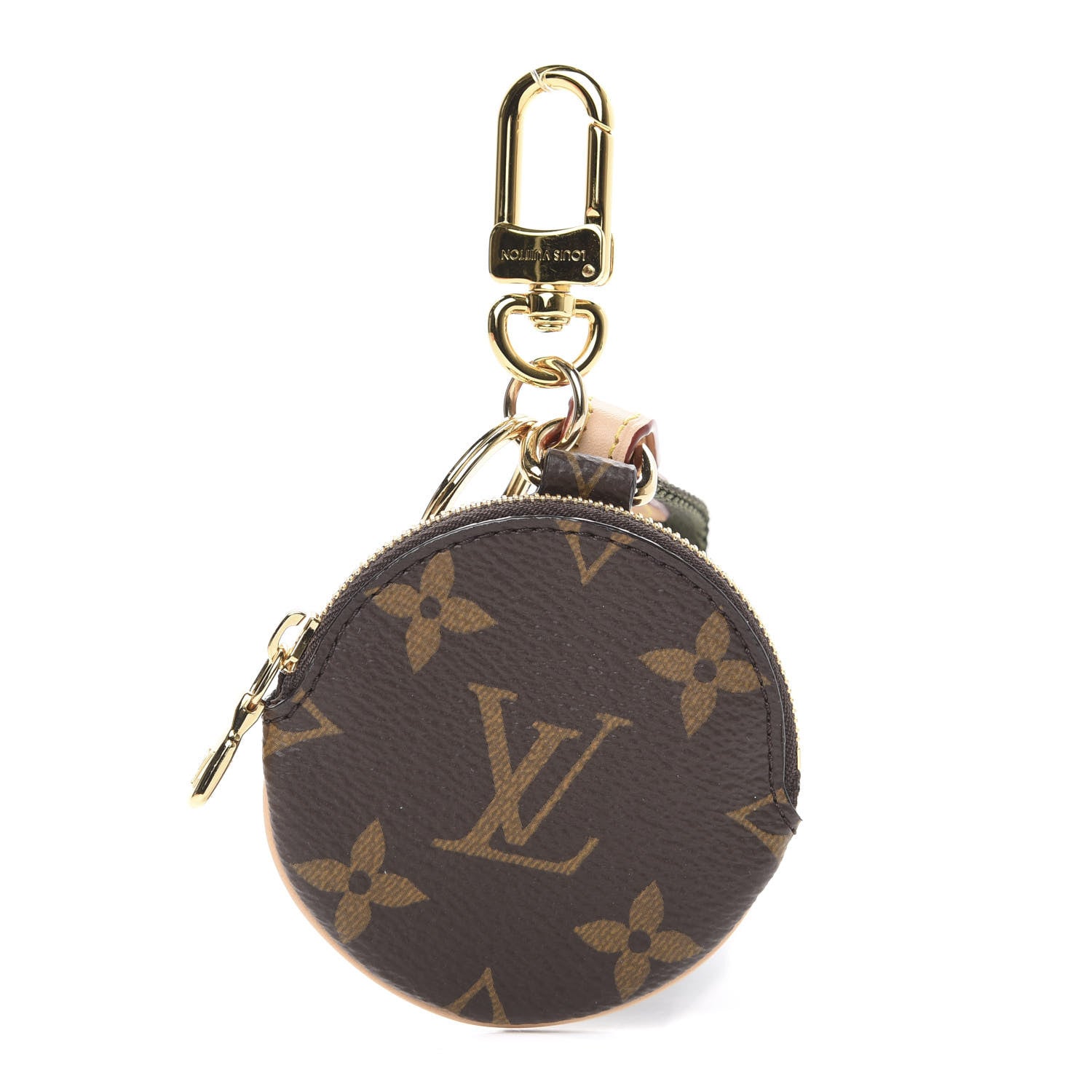 Louis Vuitton Monogram Multi Pochette Accessories Lanyard Key Holder Kaki 2 of 7