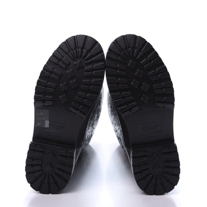 Saint Laurent Rubber Sequin Rain Boots 36 Black 6 of 10