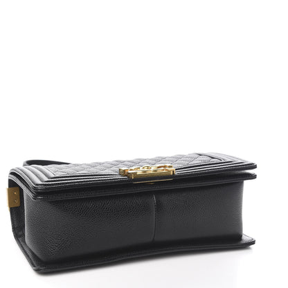 Chanel Caviar Quilted Medium Boy Flap Black 3 of 9