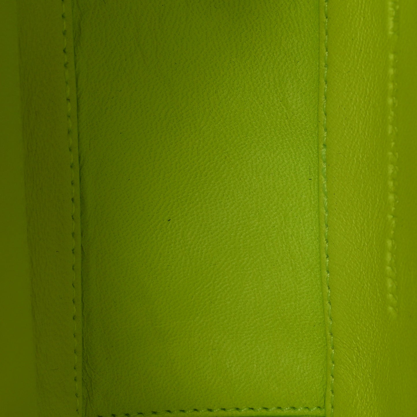 Grained Calfskin Embossed Car Camera Bag Yellow Fluo Black