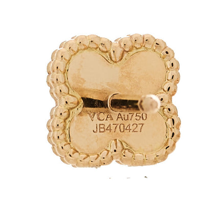 Van Cleef & Arpels 18K Rose Gold Sweet Alhambra Earrings 4 of 5