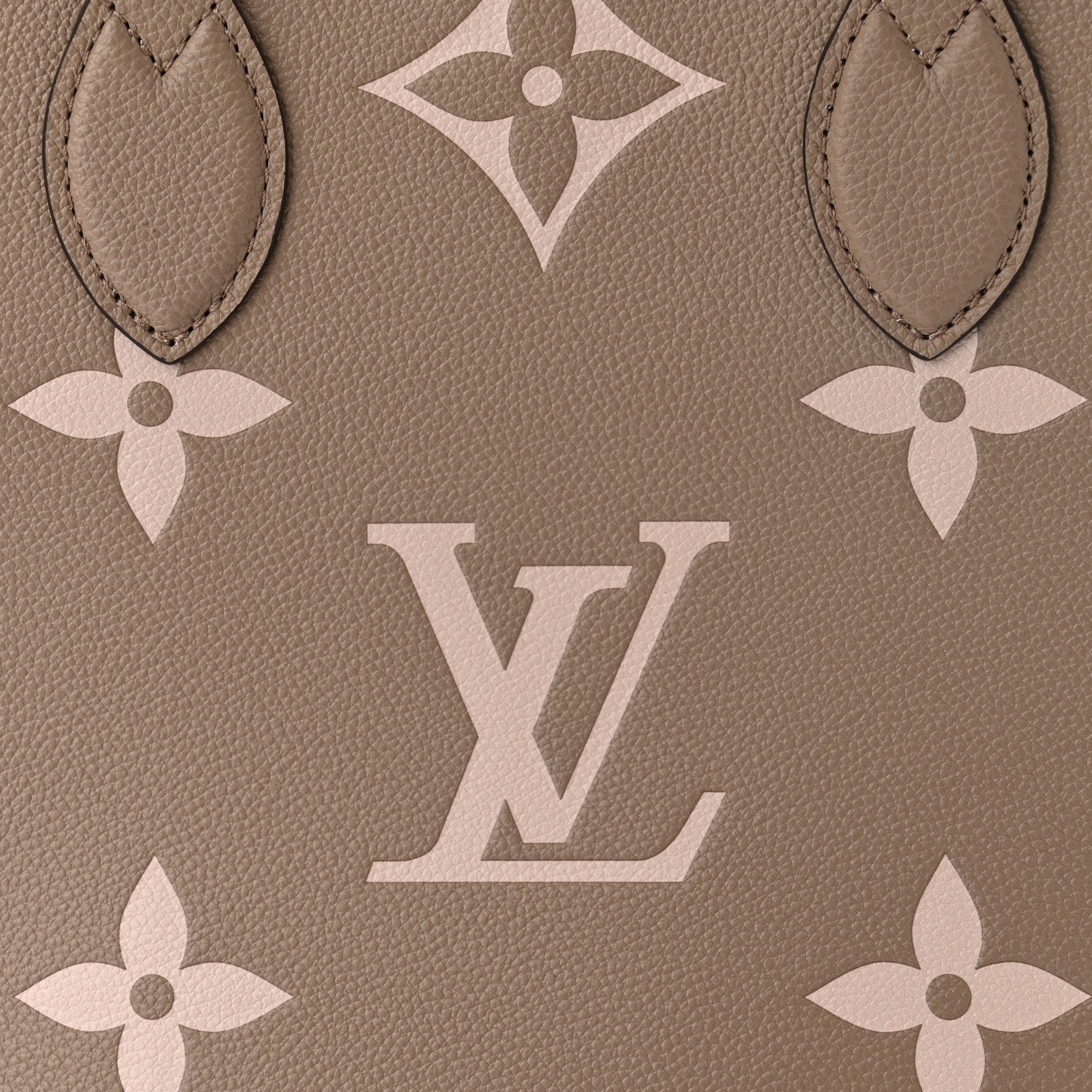 Louis Vuitton Empreinte Monogram Giant Onthego MM Tourterelle Creme 7 of 9
