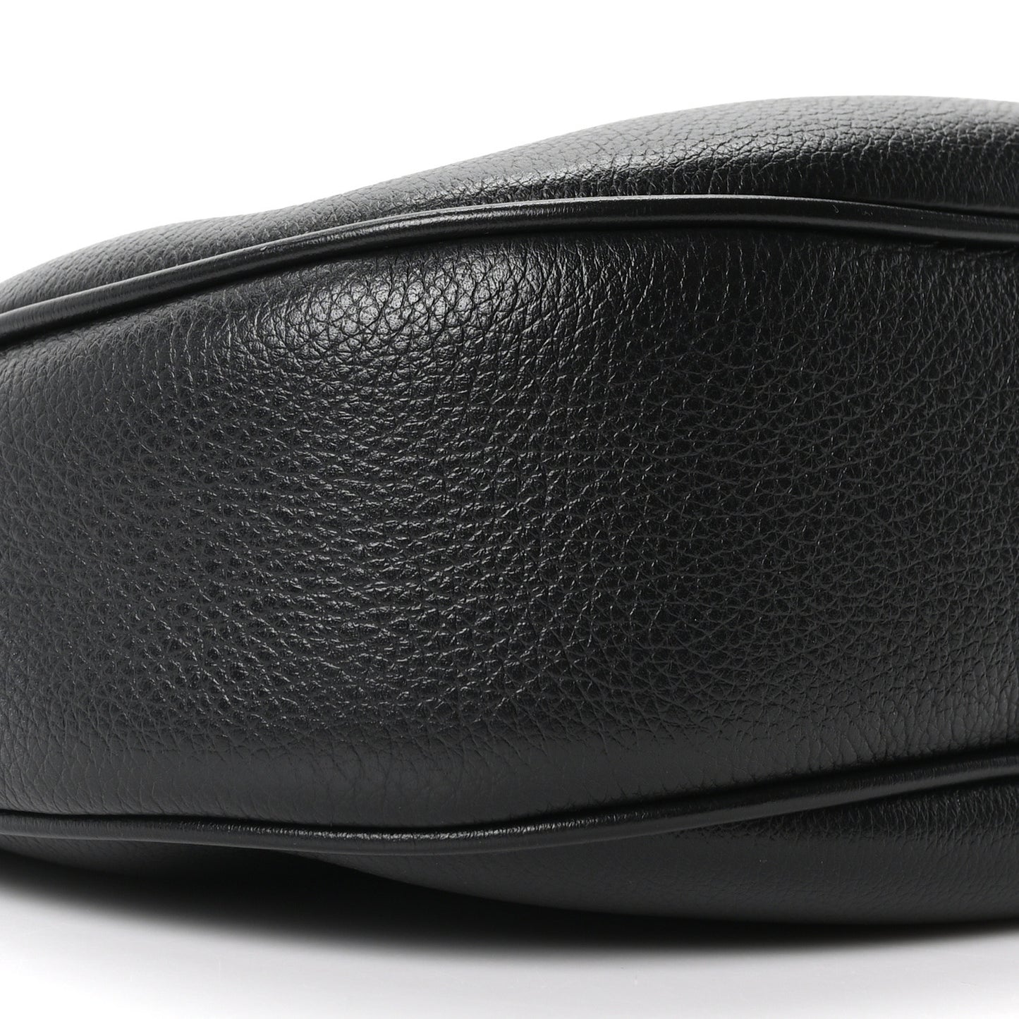 Supple Calfskin Cuir Triomphe Small Heloise Shoulder Bag Black