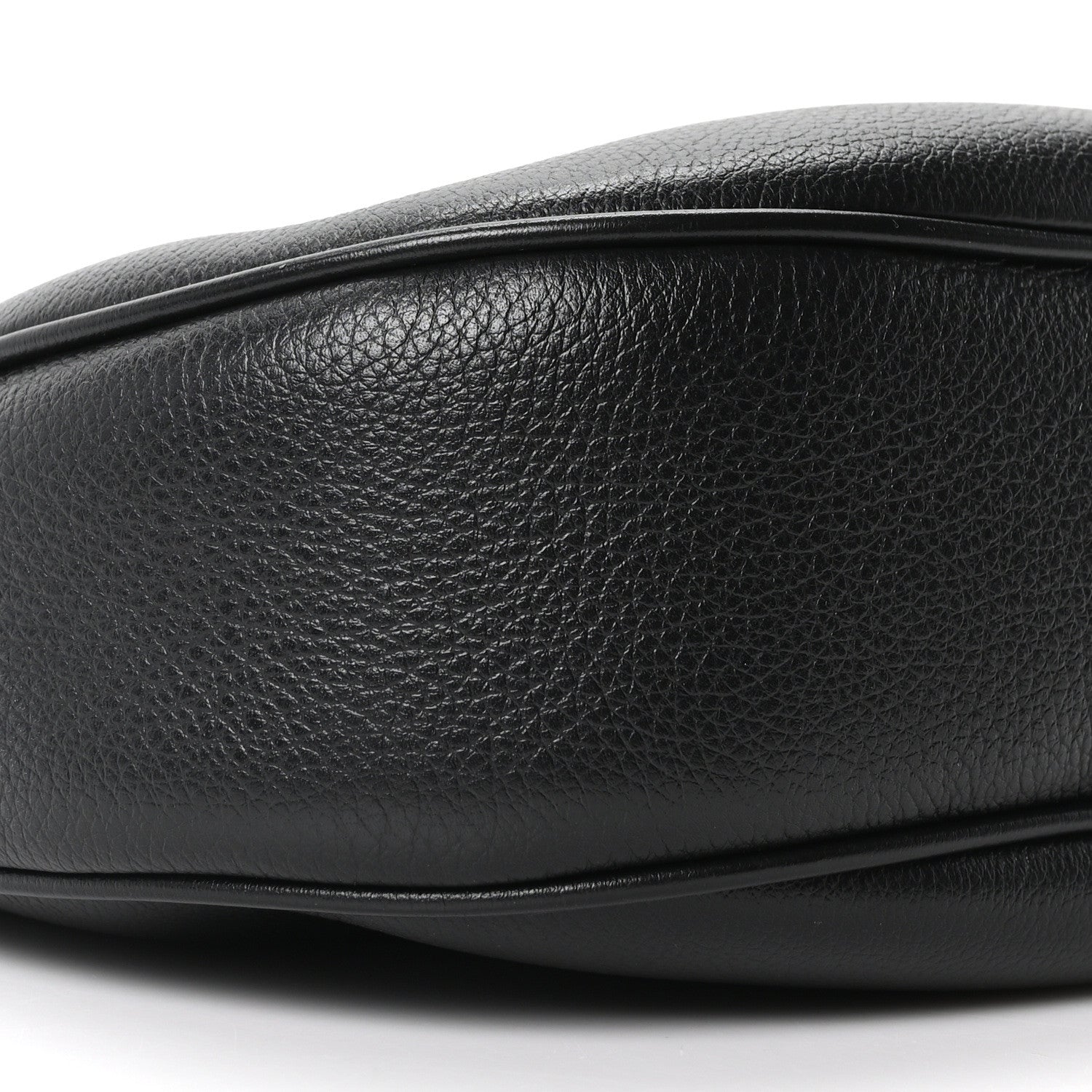 Celine Supple Calfskin Cuir Triomphe Small Heloise Shoulder Bag Black 7 of 8