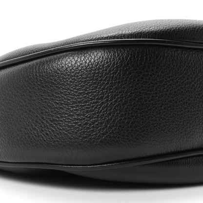 Celine Supple Calfskin Cuir Triomphe Small Heloise Shoulder Bag Black 7 of 8