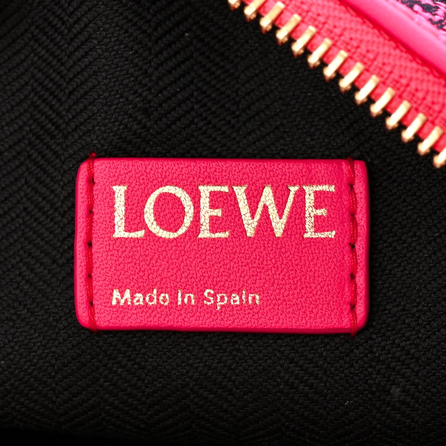 Loewe Jacquard Anagram Calfskin Small Cubi Bag Pink 6 of 10