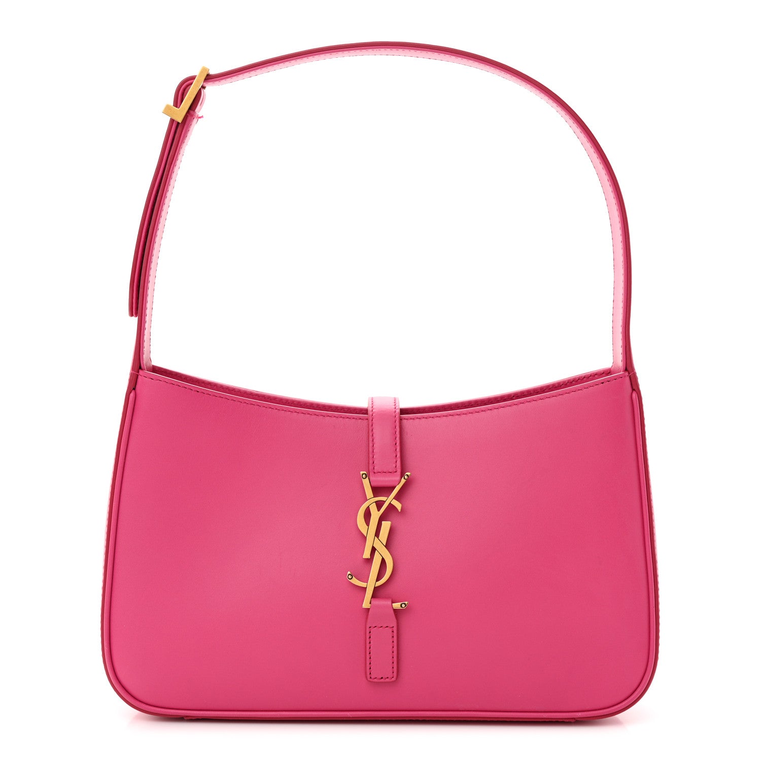 Saint Laurent Smooth Calfskin Le 5 A 7 Hobo Bubblegum 1 of 12