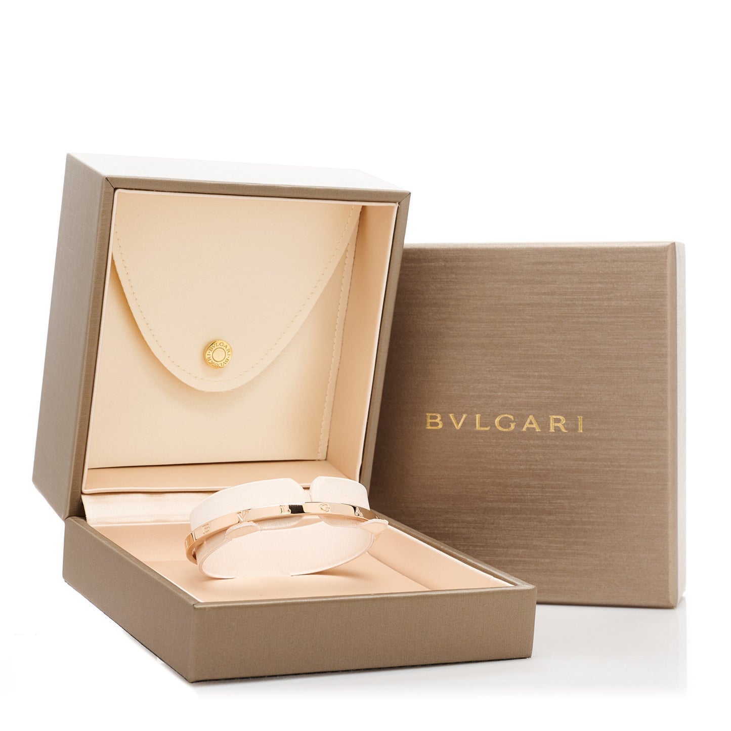18K Rose Gold B.Zero1 Cuff Bracelet M