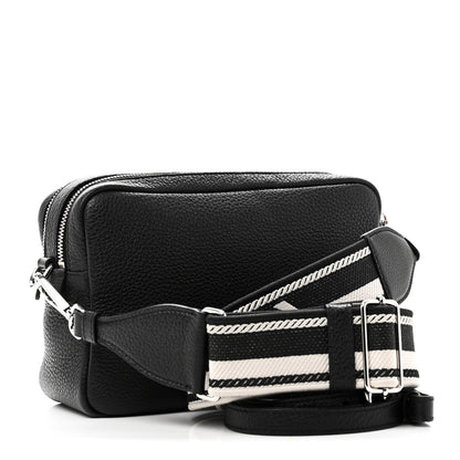 Prada Vitello Daino Soft Camera Crossbody Black 3 of 10