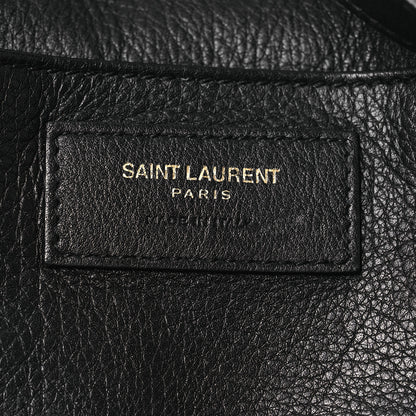 Saint Laurent Calfskin Small Monogram Cabas Black 6 of 15