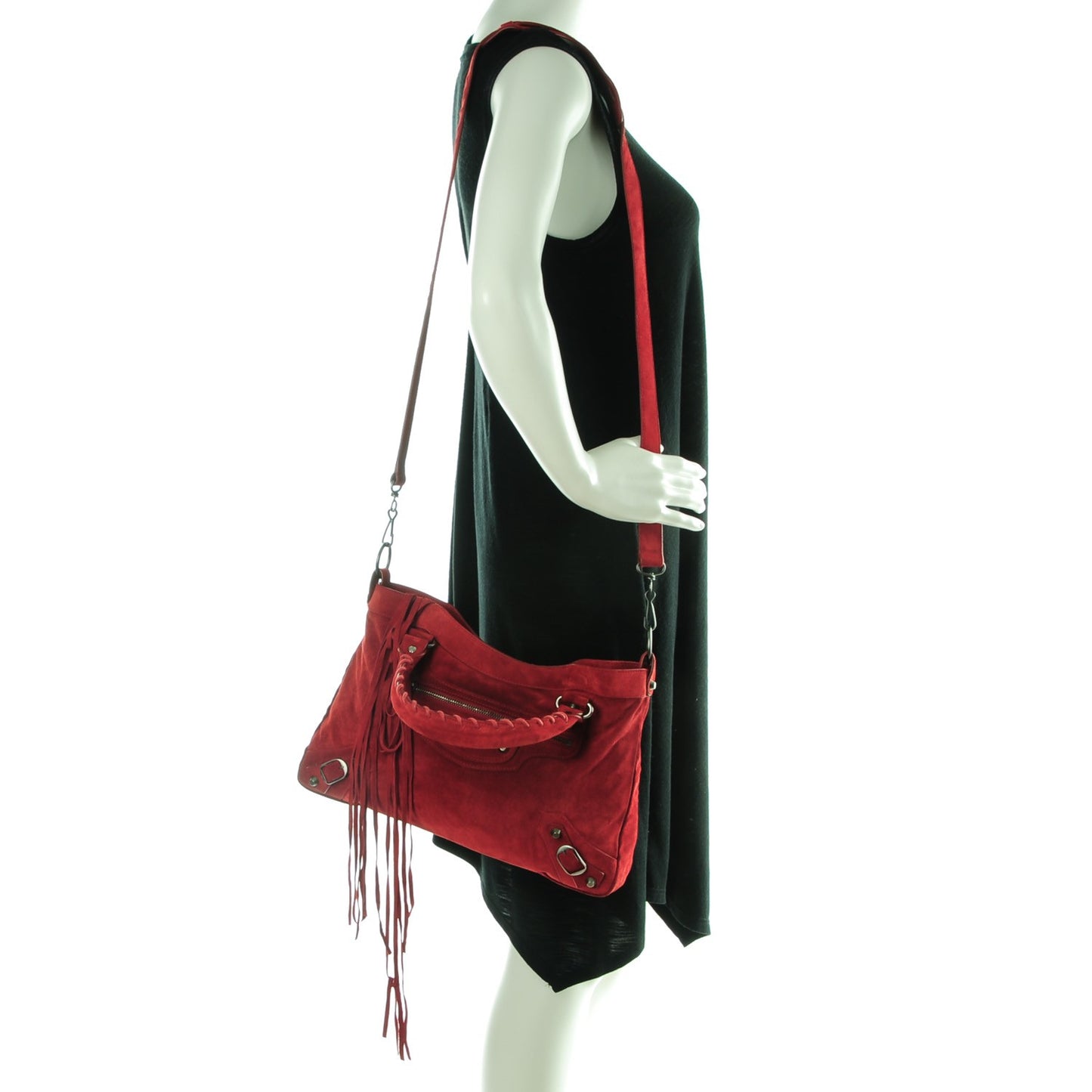 Baby Daim Suede Classic Hardware Town Rouge Coquelicot