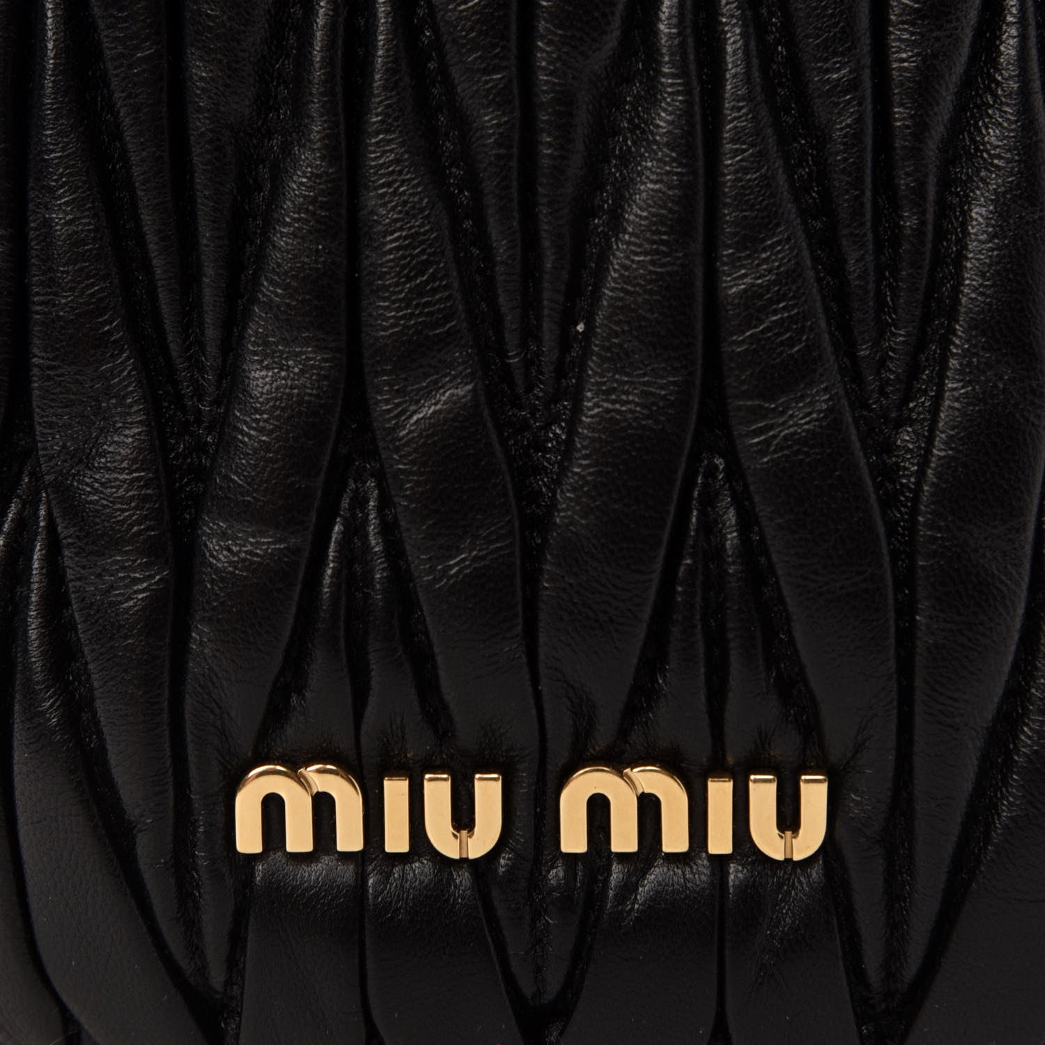 Miu Miu Nappa Matelasse Small Bucket Bag Black 10 of 10