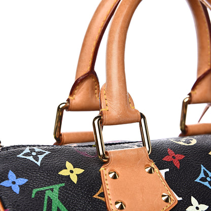 Louis Vuitton Monogram Multicolor Speedy 30 Black 10 of 15