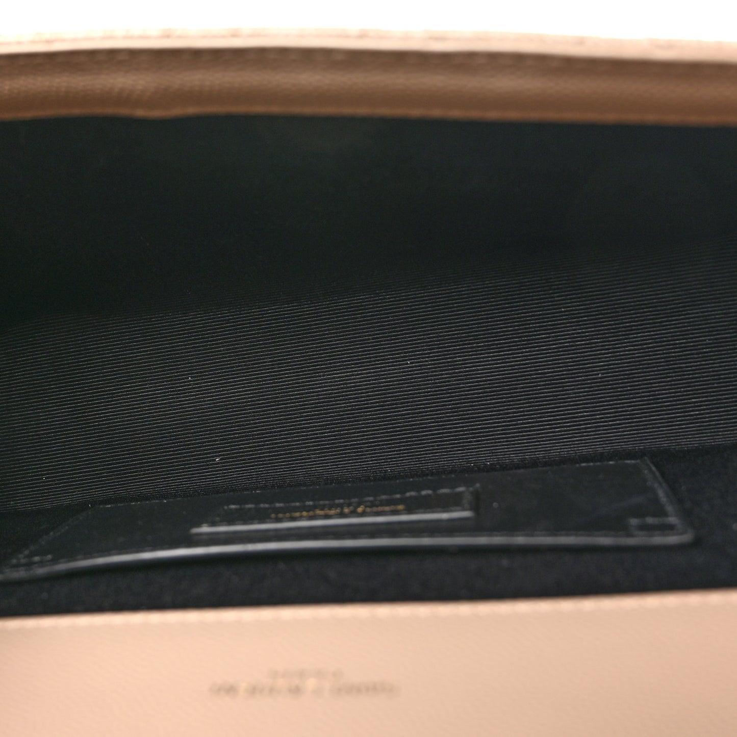Grain De Poudre Textured Mixed Matelasse Triquilt Small Monogram Satchel Dark Beige