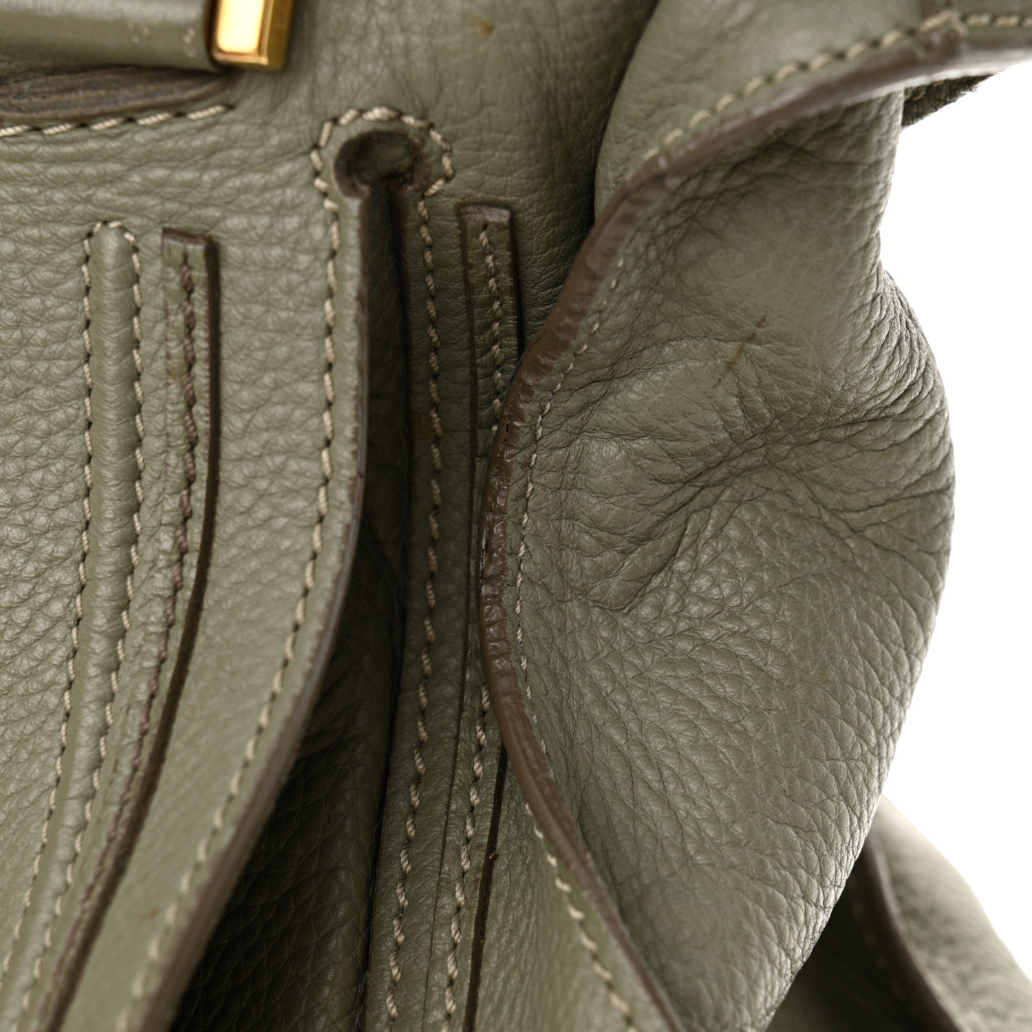 Chloe Calfskin Large Marcie Satchel Cashmere Grey 12 of 15