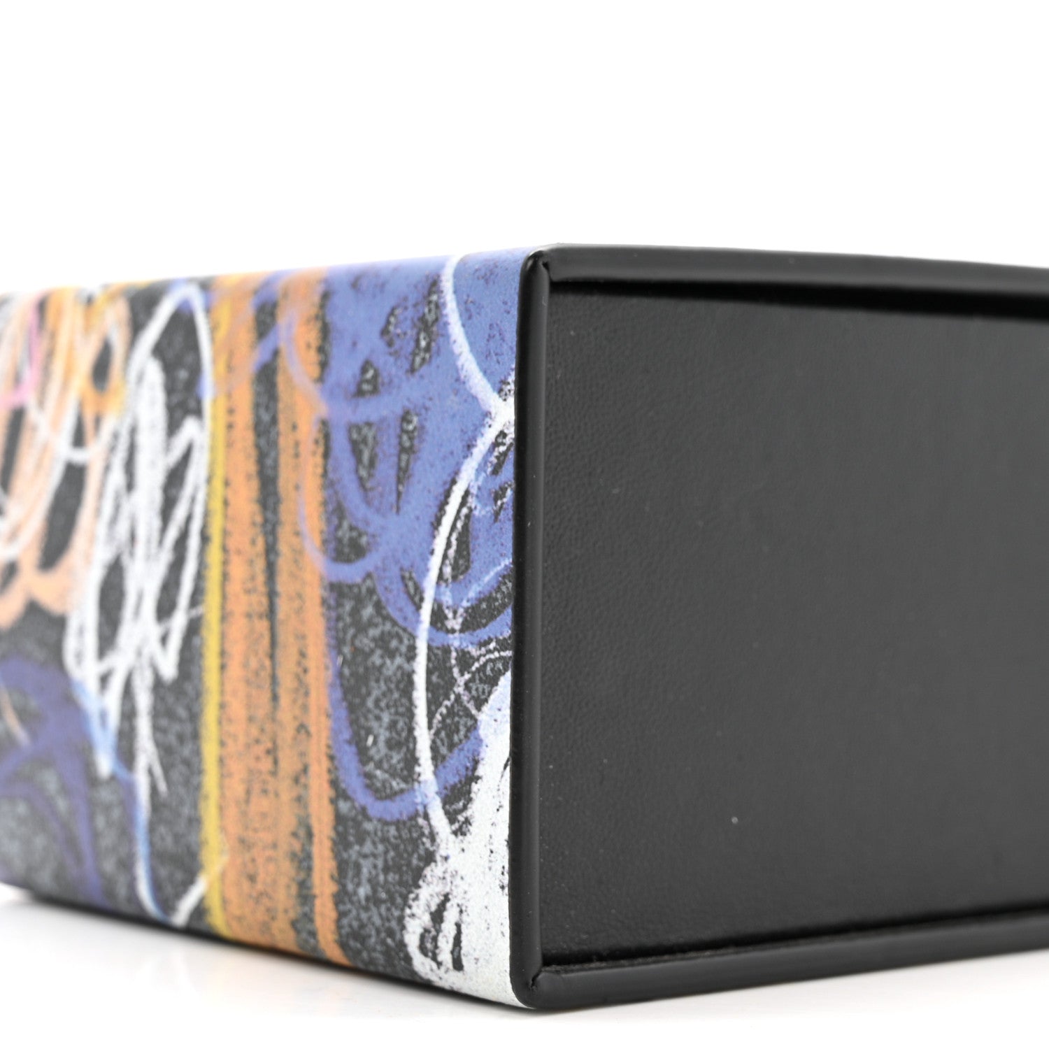 Fendi X NOEL FIELDING Calfskin Painted Vertical Box Black Multicolor 10 of 12
