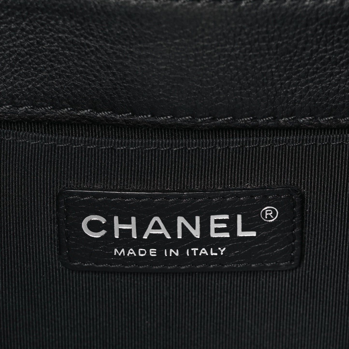 Calfskin Medium Boy Reverso Flap Black