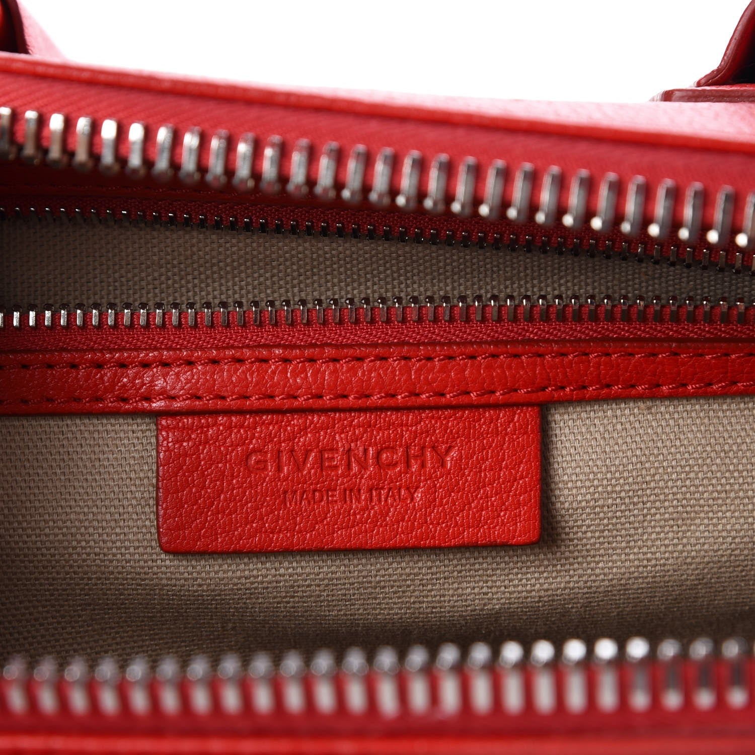 Givenchy Sugar Goatskin Medium Antigona Red 9 of 16
